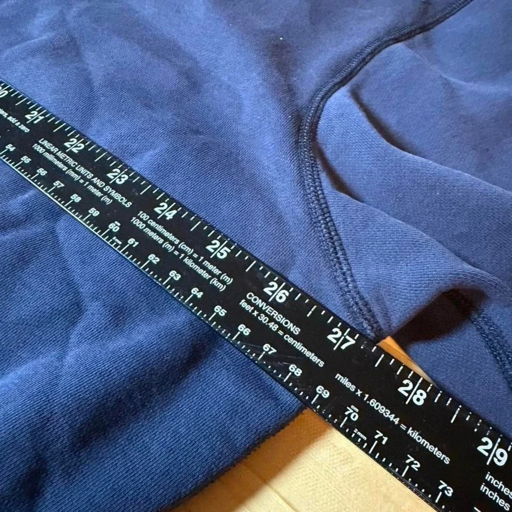 Vintage Polo Ralph Lauren Navy‎ Blue Crewneck Sweatshirt Distressed Mens Large